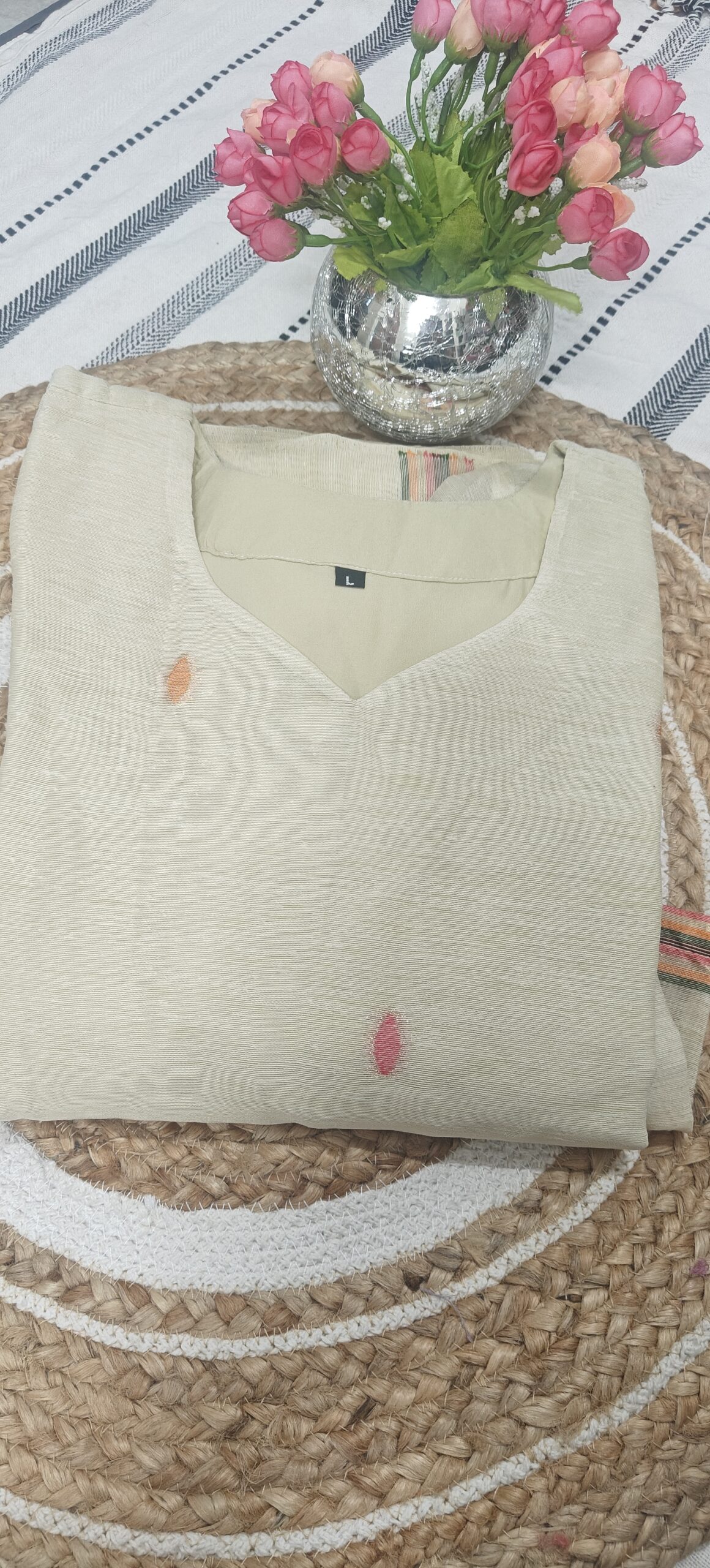 Elegant Jamdhani Weave Kurta – Premium Ethnic Wear