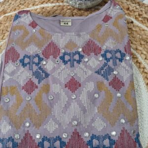 Lilac Pure Cotton Kurta Set