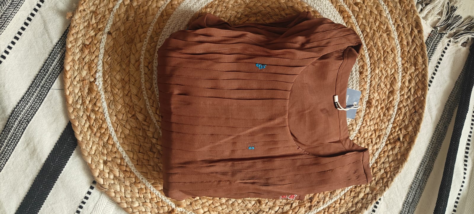 Embroidered Mul Chanderi 2-Piece Set