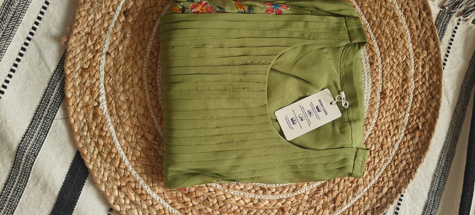 Embroidered Mul Chanderi 2-Piece Set - Image 3