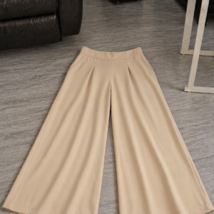Women’s Beige Viscose Rayon Palazzo Pant