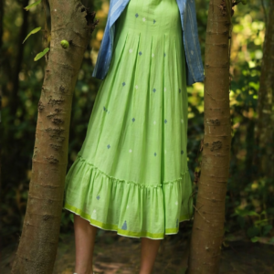 Lime Breeze Layered Frock